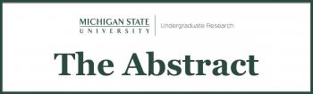 The Abstract Newsletter, Summer 2025 Issue - Undergraduate Research
